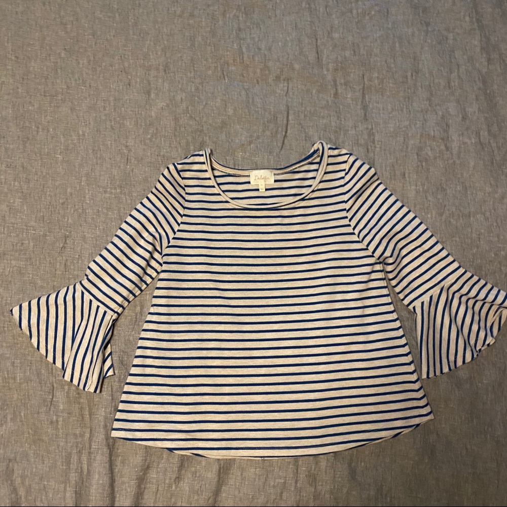 Anthropologie Bell Sleeve Top XS - Deletta